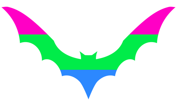 Polysexual Pride Bat