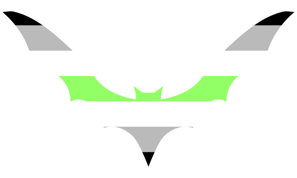 Agender Pride Bat