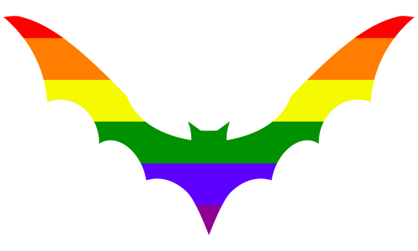 Rainbow Pride Bat